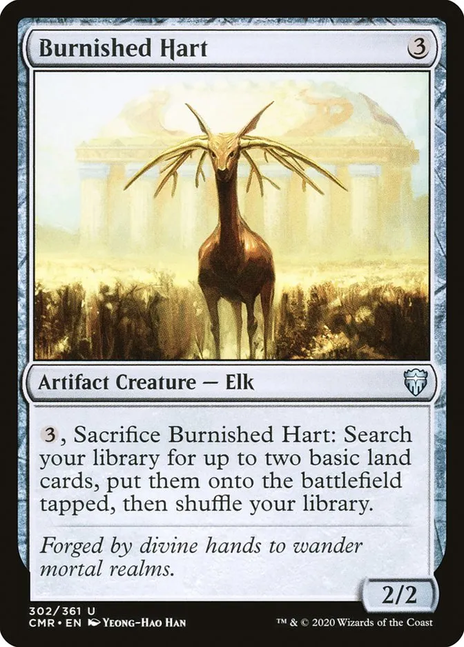 2020 Commander Legends Burnished Hart uncommon #302 uncommon card image