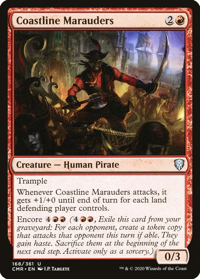 2020 Commander Legends Coastline Marauders #168 uncommon card image