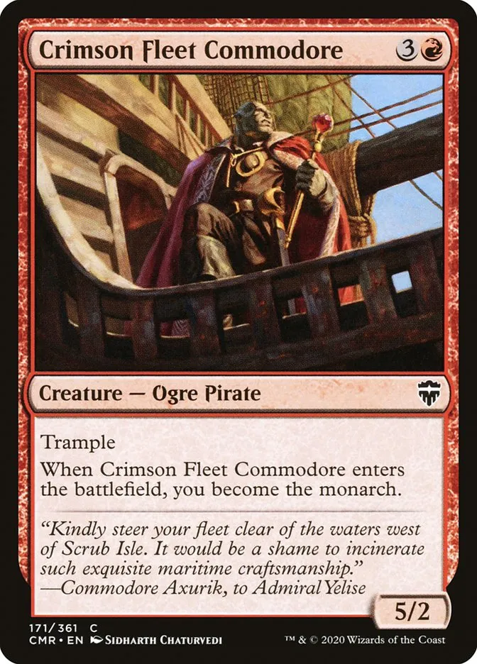 2020 Commander Legends Crimson Fleet Commodore common #171 common card image