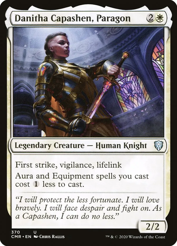2020 Commander Legends Danitha Capashen, Paragon #370 uncommon card image
