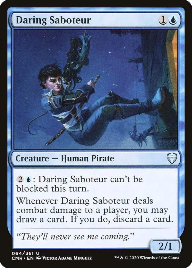 2020 Commander Legends Daring Saboteur uncommon #64 uncommon card image