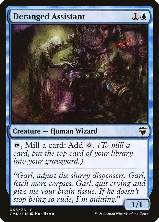 2020 Commander Legends Deranged Assistant common #65 common card image