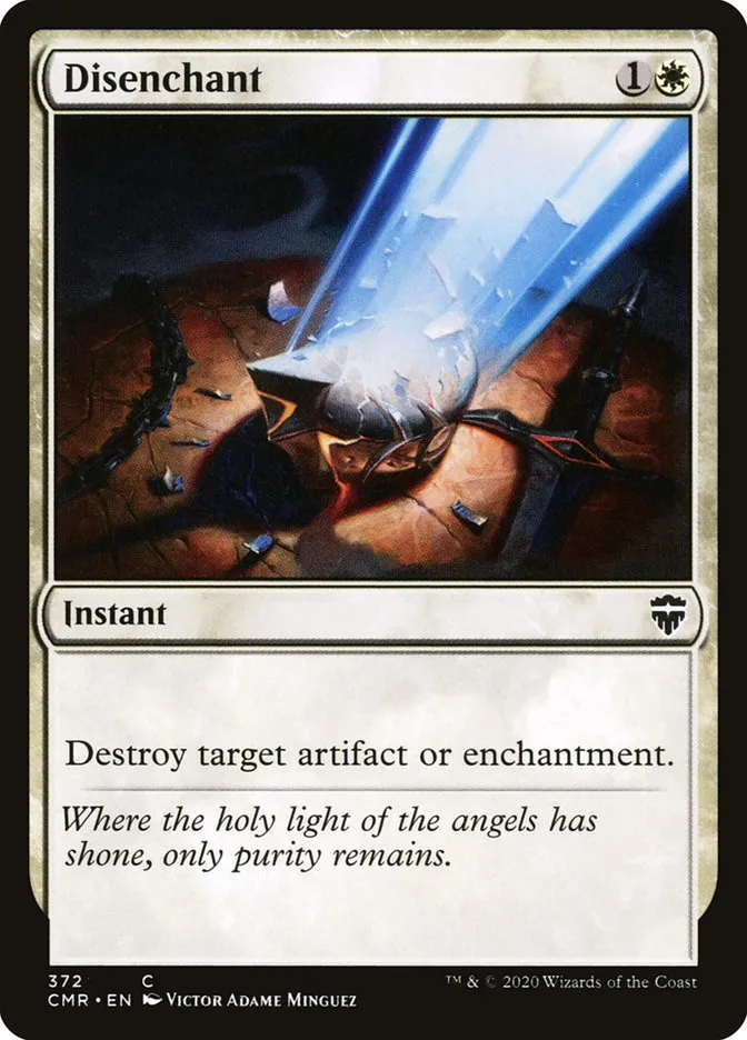 2020 Commander Legends Disenchant common #372 common card image