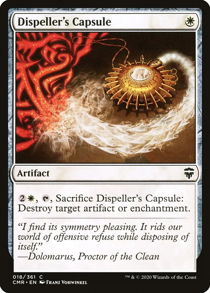 2020 Commander Legends Dispeller's Capsule common #18 common card image