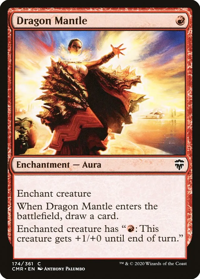2020 Commander Legends Dragon Mantle common #174 common card image