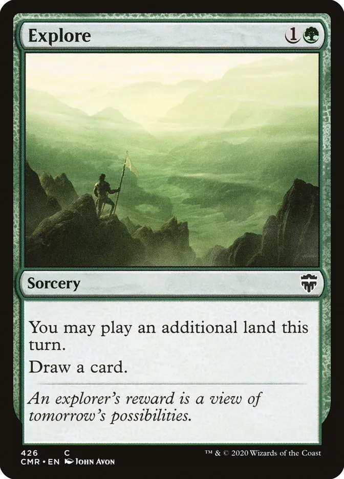 2020 Commander Legends Explore common #426 common card image