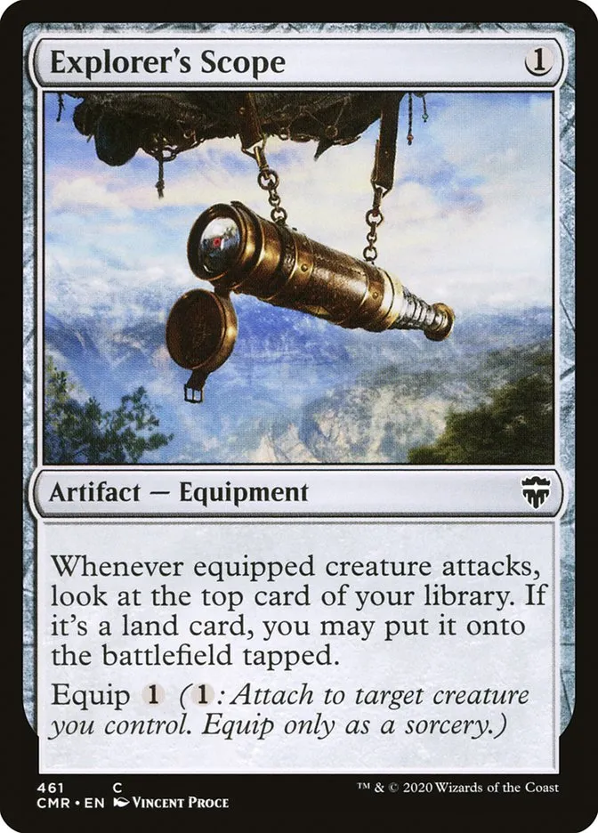 2020 Commander Legends Explorer's Scope common #461 common card image