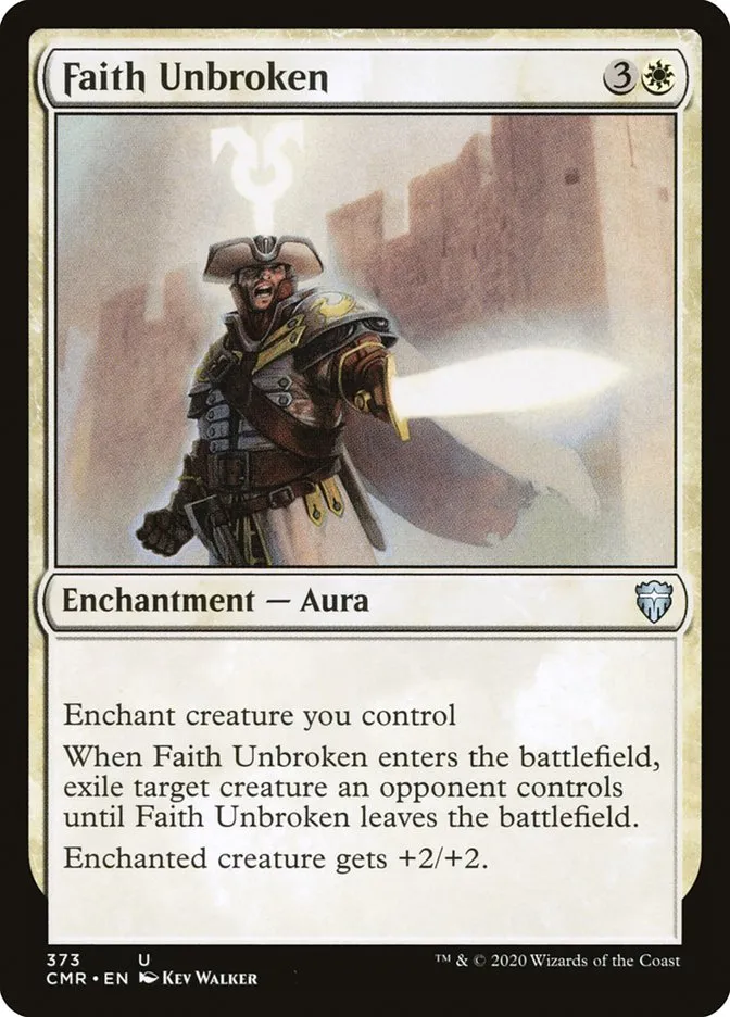 2020 Commander Legends Faith Unbroken #373 uncommon card image