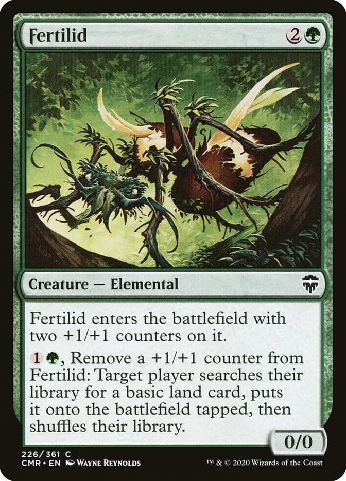 2020 Commander Legends Fertilid [Foil] common #226 common card image