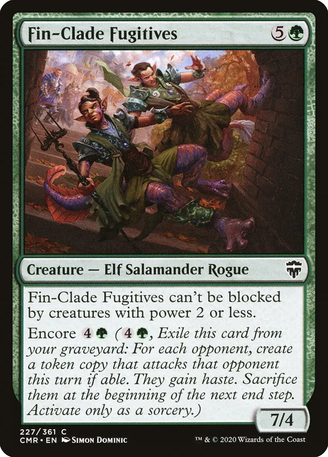 2020 Commander Legends Fin-Clade Fugitives common #227 common card image