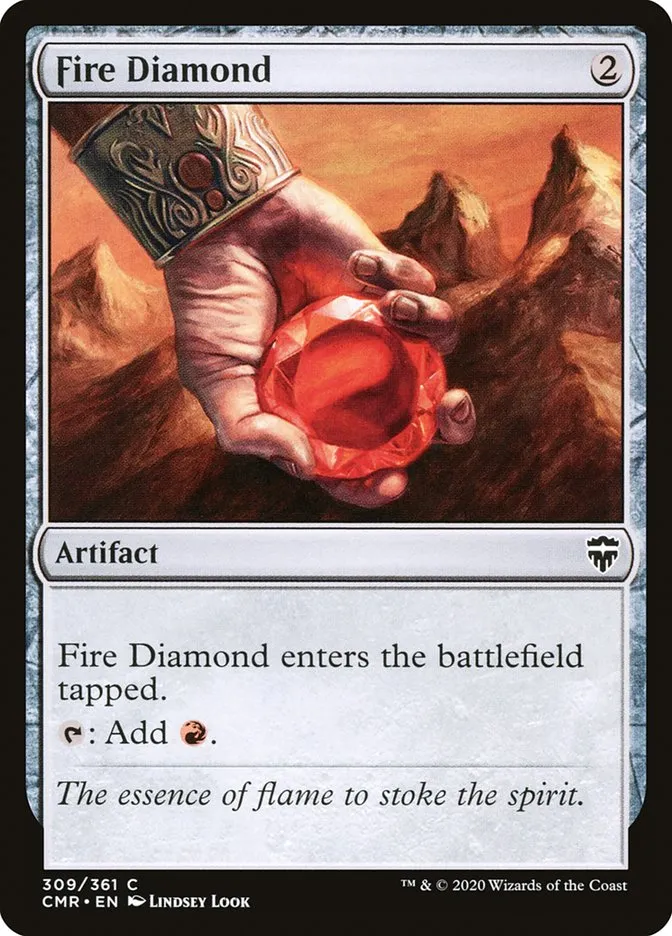 2020 Commander Legends Fire Diamond common #309 common card image