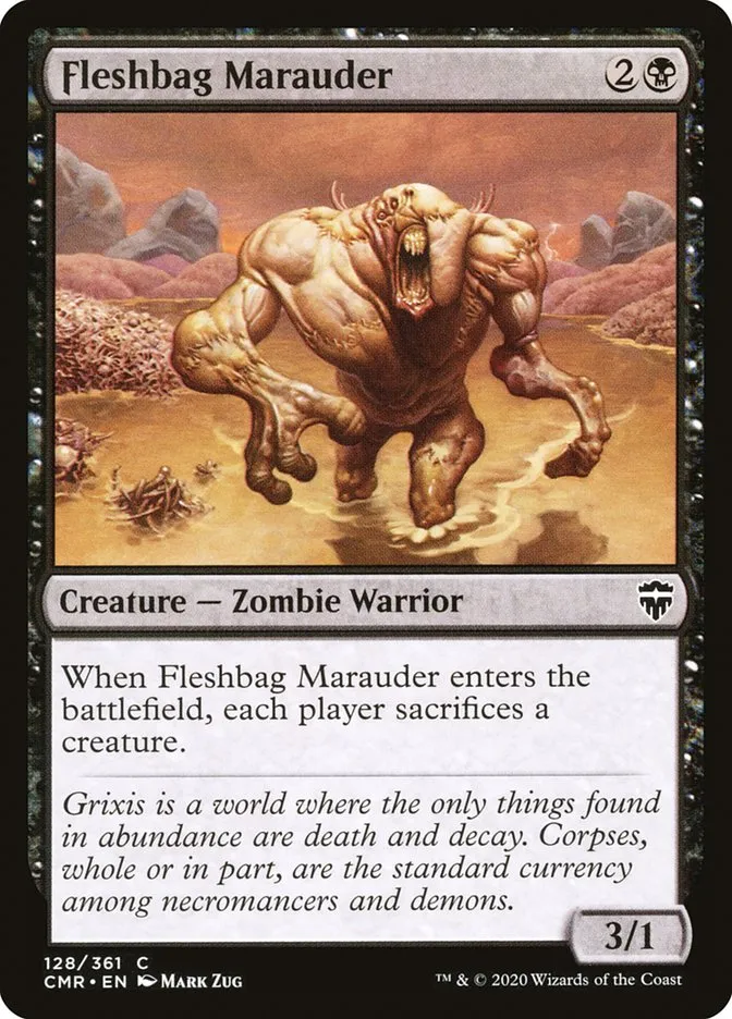 2020 Commander Legends Fleshbag Marauder #128 common card image