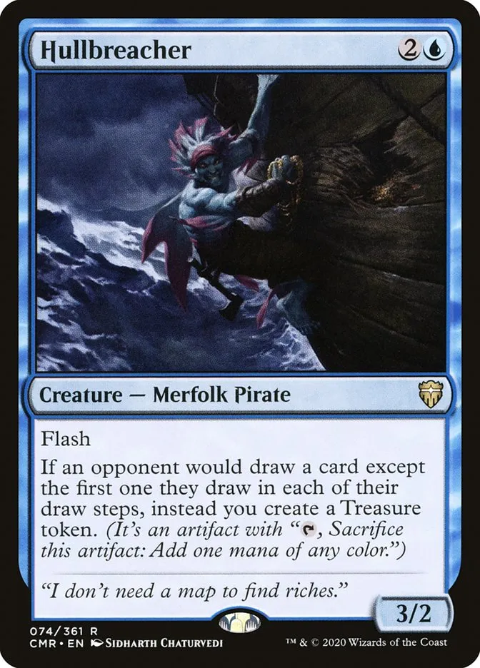 2020 Commander Legends Hullbreacher [Foil] rare #74 rare card image