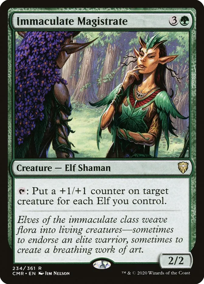2020 Commander Legends Immaculate Magistrate rare #234 rare card image