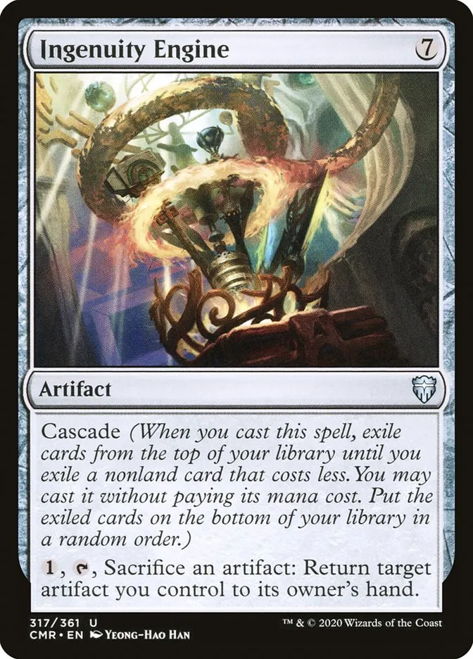 2020 Commander Legends Ingenuity Engine uncommon #317 uncommon card image