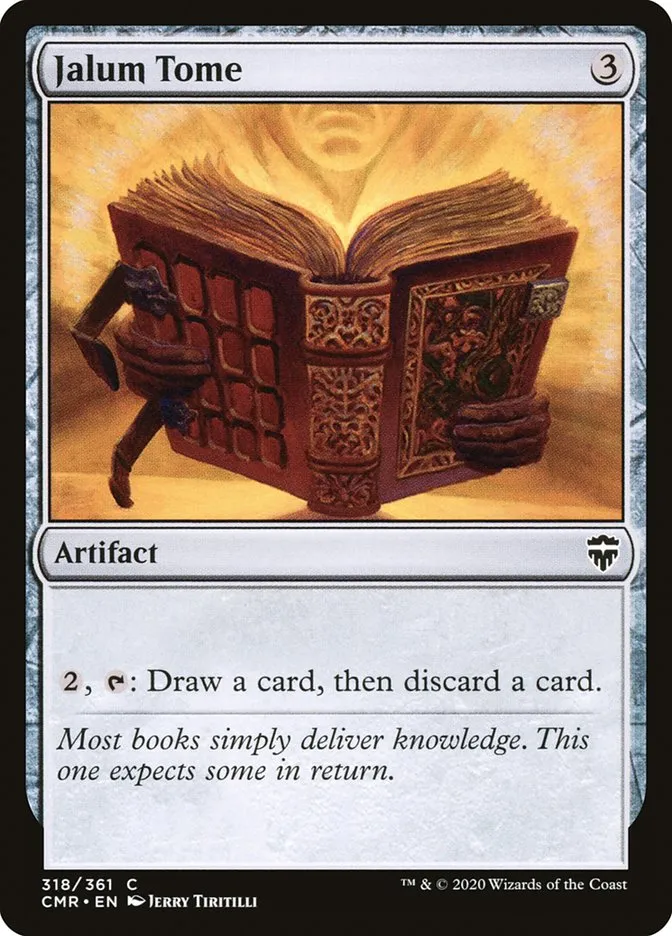 2020 Commander Legends Jalum Tome #318 common card image