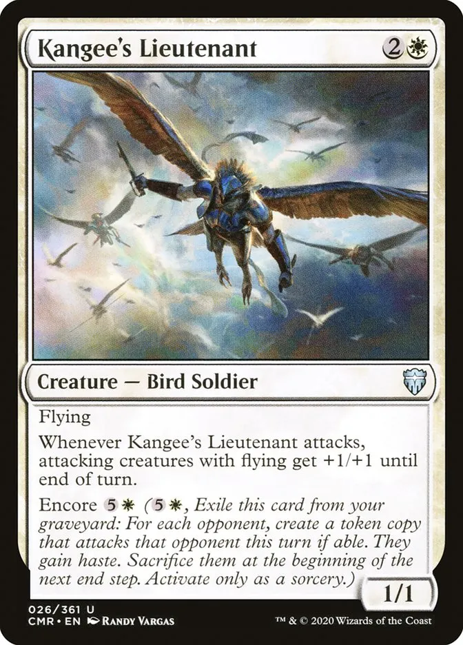 2020 Commander Legends Kangee's Lieutenant [Foil] uncommon #26 uncommon card image