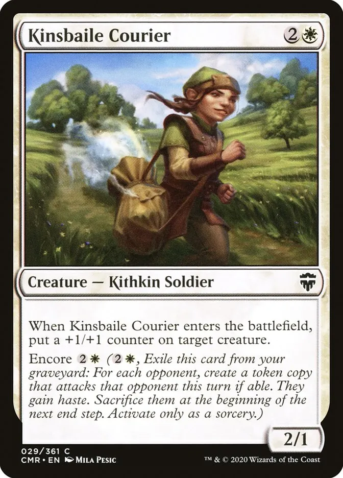 2020 Commander Legends Kinsbaile Courier common #29 common card image