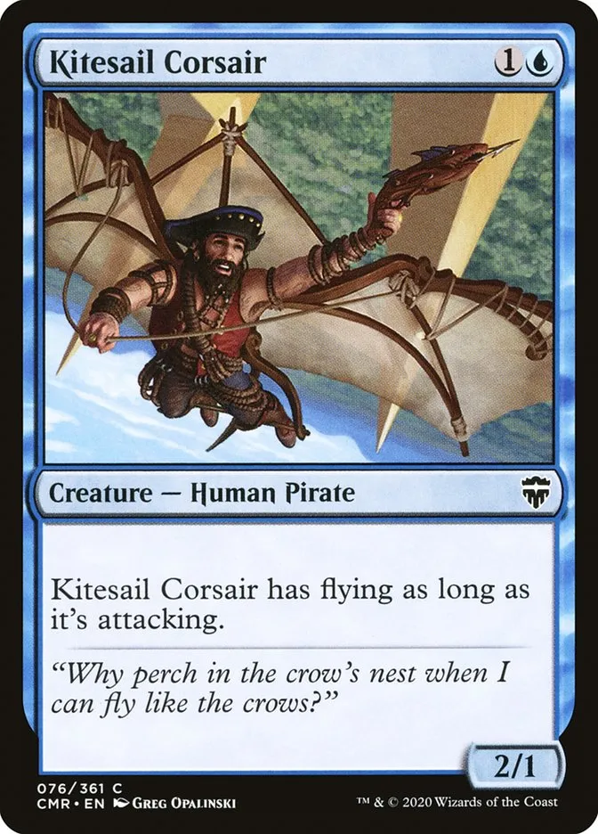 2020 Commander Legends Kitesail Corsair [Foil] common #76 common card image