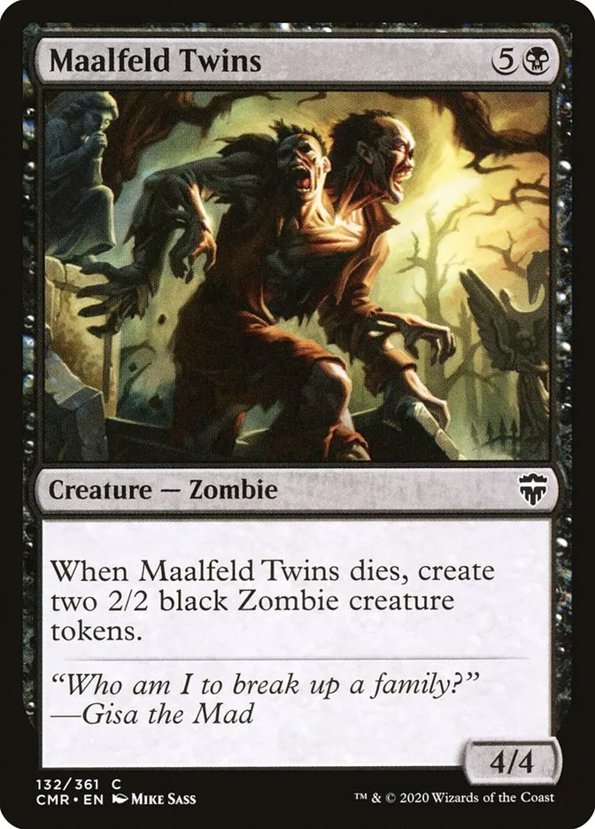 2020 Commander Legends Maalfeld Twins #132 common card image