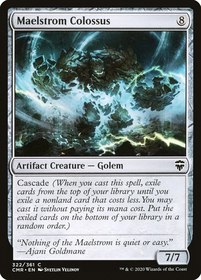 2020 Commander Legends Maelstrom Colossus common #322 common card image
