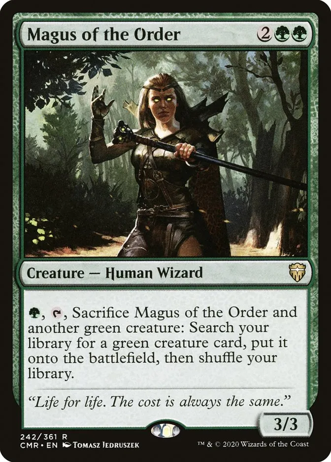 2020 Commander Legends Magus of the Order #242 rare card image