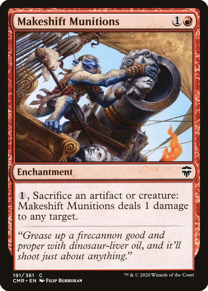 2020 Commander Legends Makeshift Munitions common #191 common card image