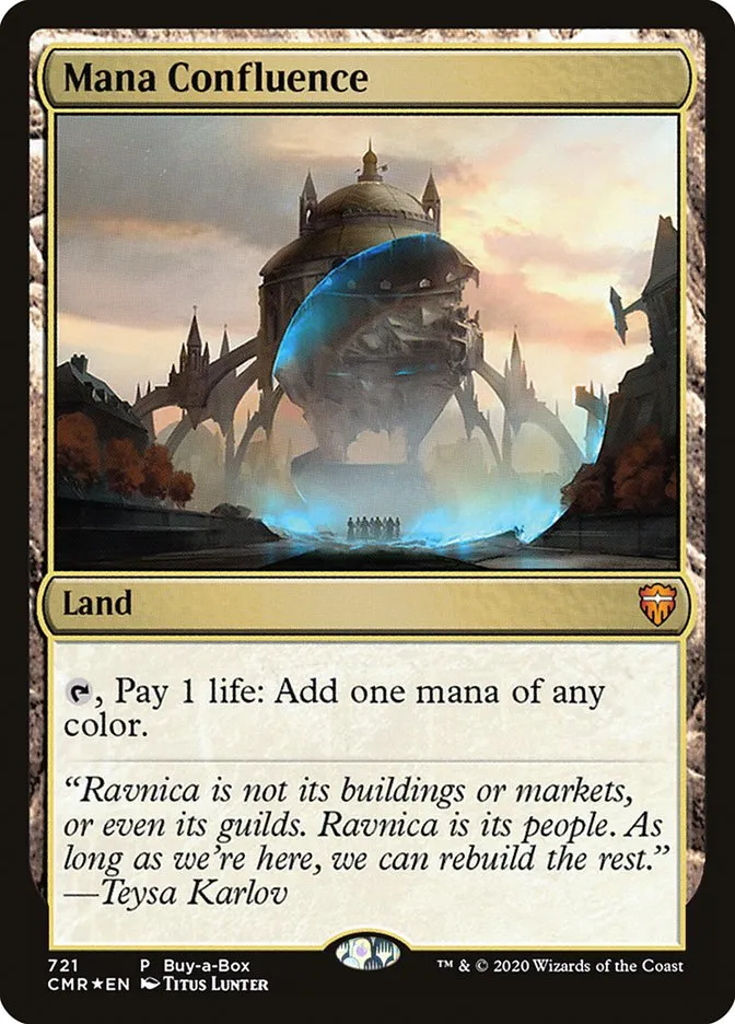 2020 Commander Legends Mana Confluence mythic #721 mythic card image