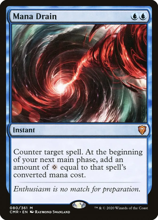 2020 Commander Legends Mana Drain mythic #80 mythic card image