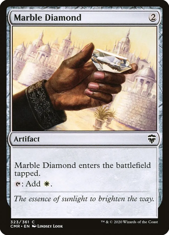 2020 Commander Legends Marble Diamond [Foil] common #323 common card image