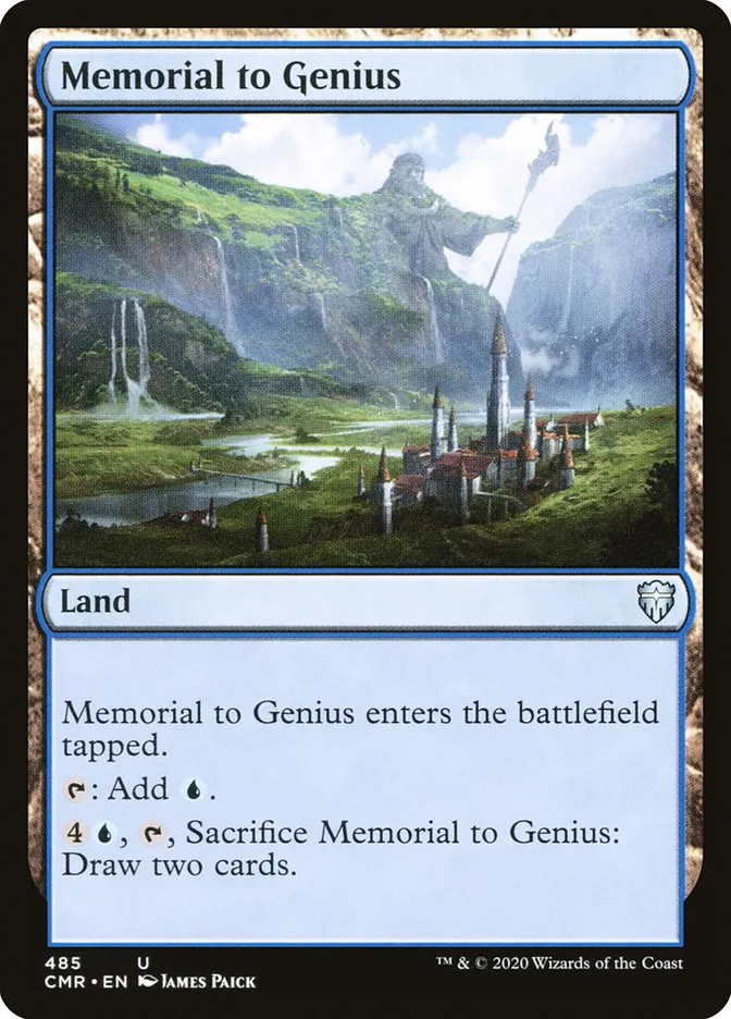 2020 Commander Legends Memorial to Genius #485 uncommon card image