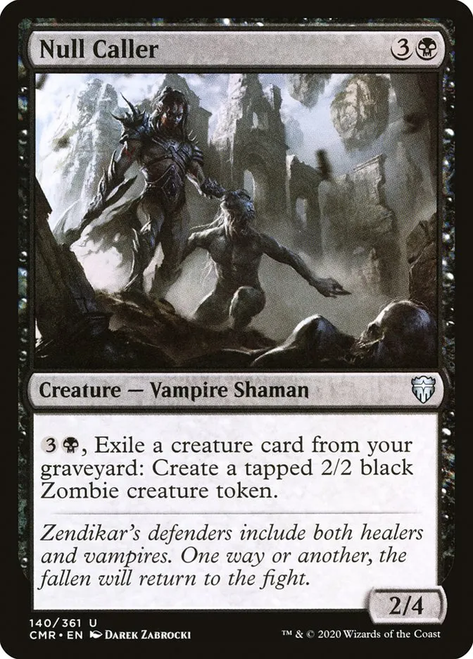 2020 Commander Legends Null Caller uncommon #140 uncommon card image