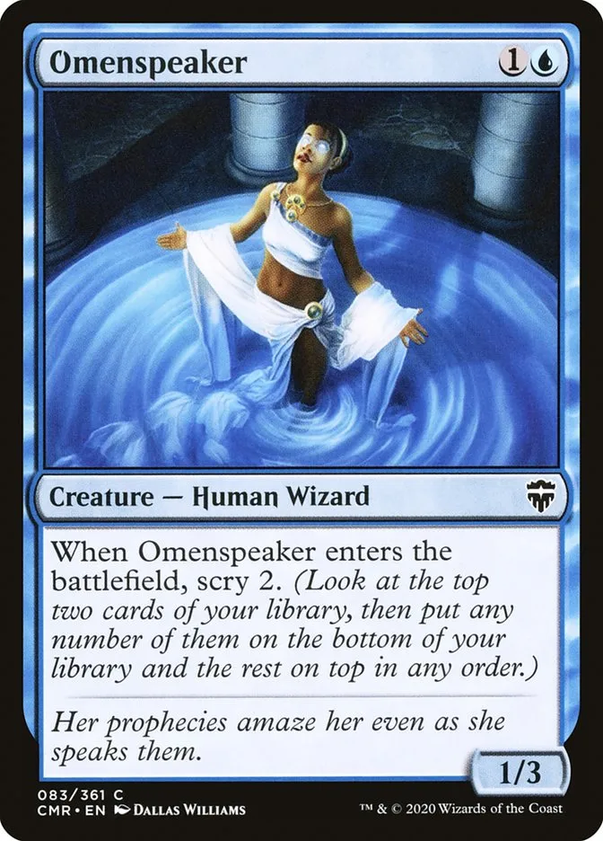 2020 Commander Legends Omenspeaker common #83 common card image