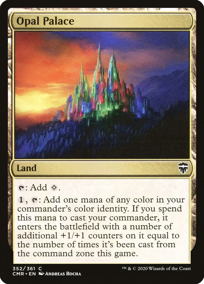 2020 Commander Legends Opal Palace common #352 common card image