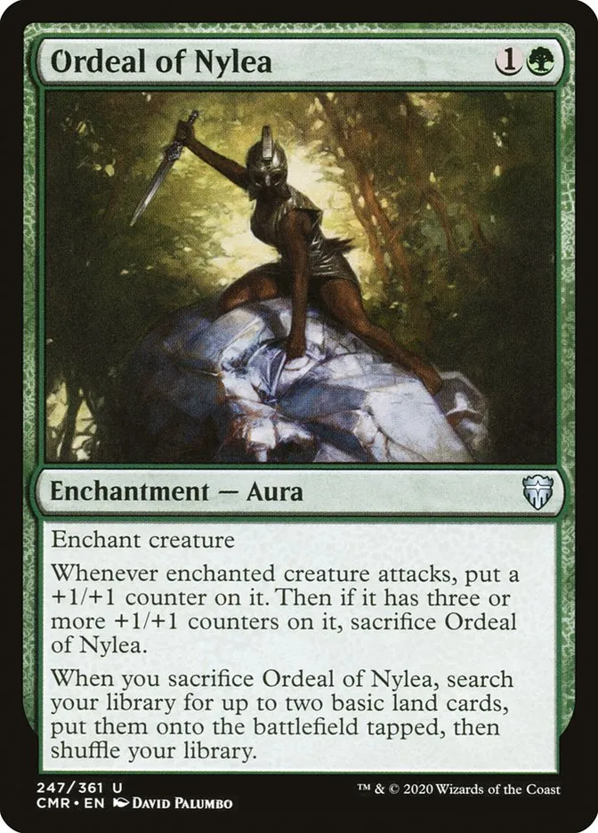2020 Commander Legends Ordeal of Nylea #247 uncommon card image