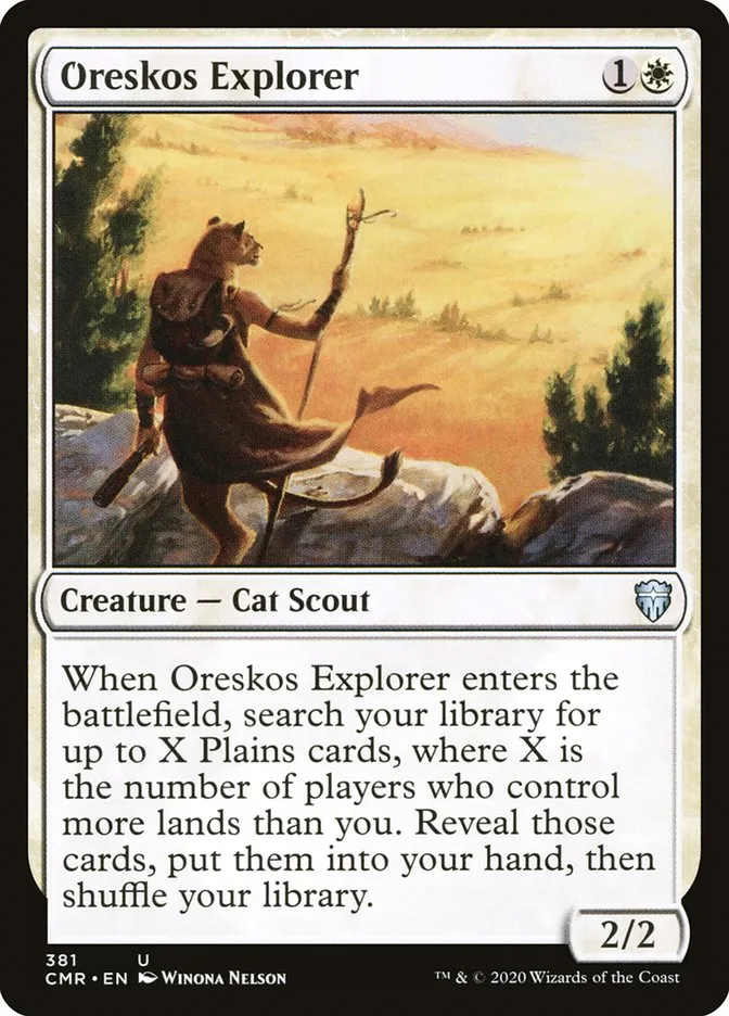 2020 Commander Legends Oreskos Explorer uncommon #381 uncommon card image