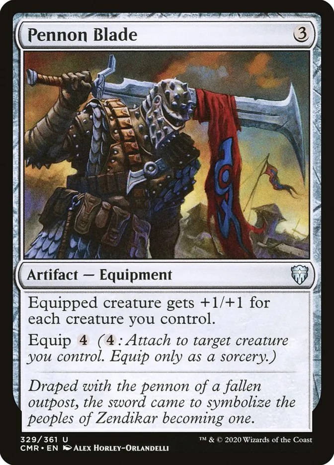 2020 Commander Legends Pennon Blade uncommon #329 uncommon card image