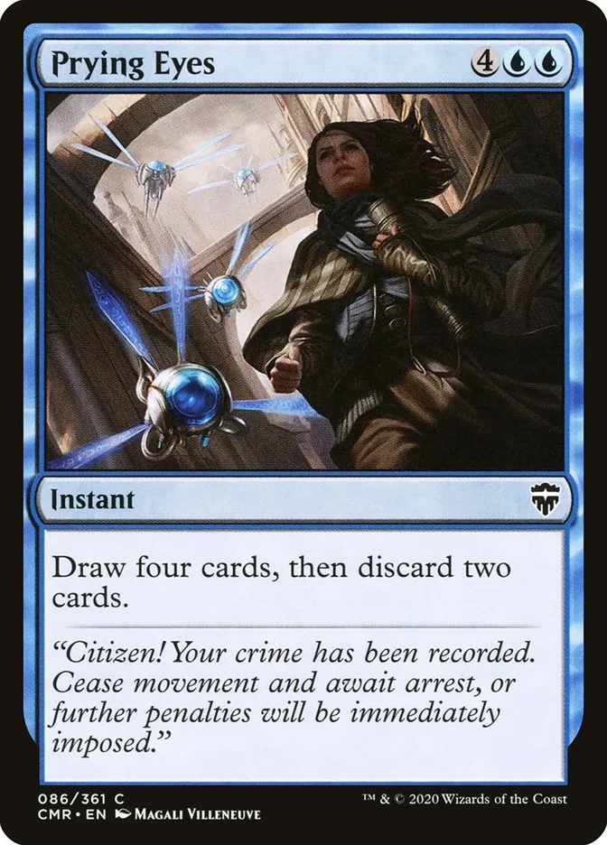 2020 Commander Legends Prying Eyes common #86 common card image