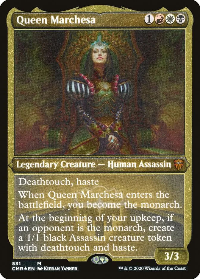 2020 Commander Legends Queen Marchesa mythic #531 mythic card image