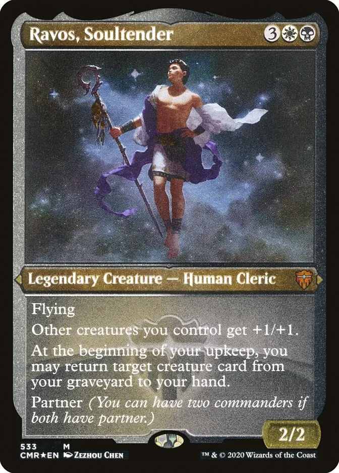 2020 Commander Legends Ravos, Soultender mythic #533 mythic card image
