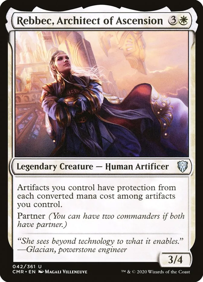 2020 Commander Legends Rebbec, Architect of Ascension [Foil] uncommon #42 uncommon card image