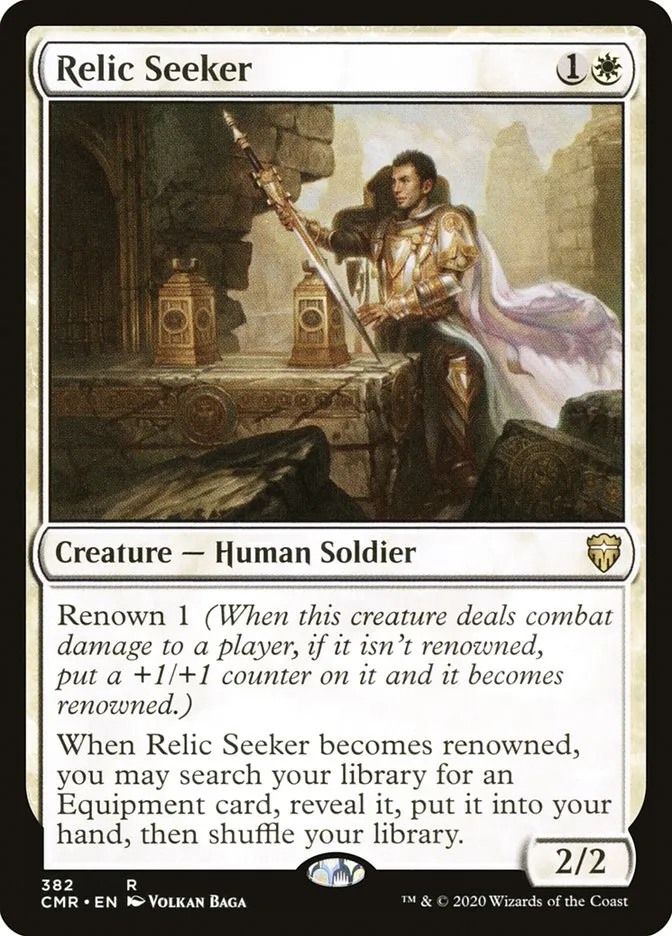 2020 Commander Legends Relic Seeker #382 rare card image