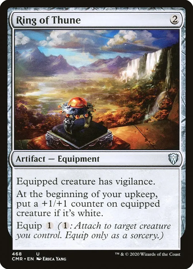 2020 Commander Legends Ring of Thune #468 uncommon card image