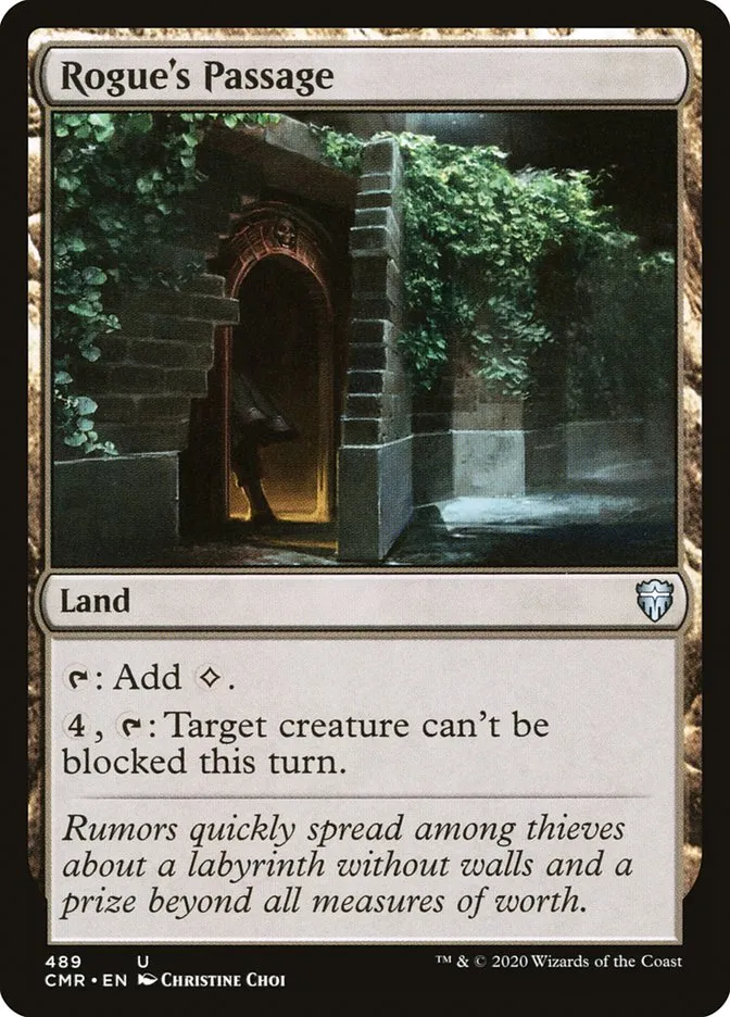 2020 Commander Legends Rogue's Passage uncommon #489 uncommon card image