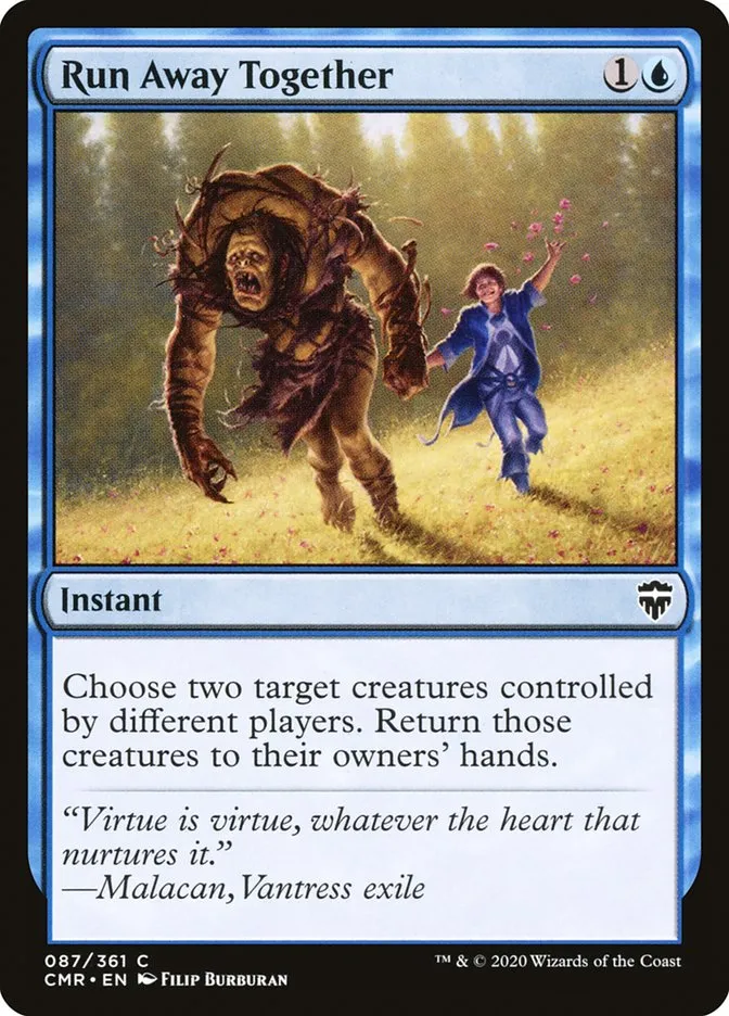 2020 Commander Legends Run Away Together common #87 common card image