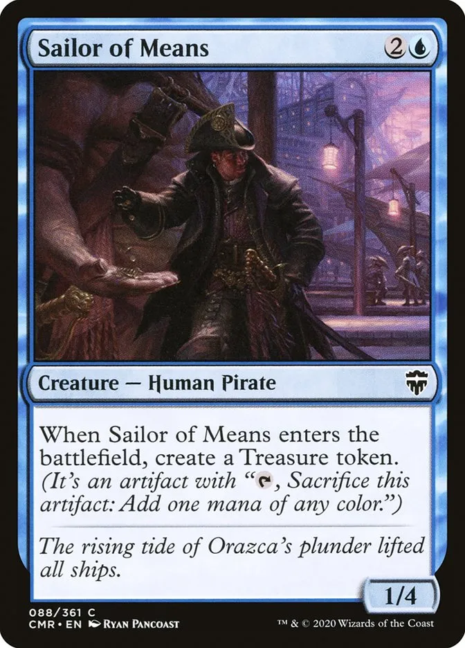 2020 Commander Legends Sailor of Means #88 common card image