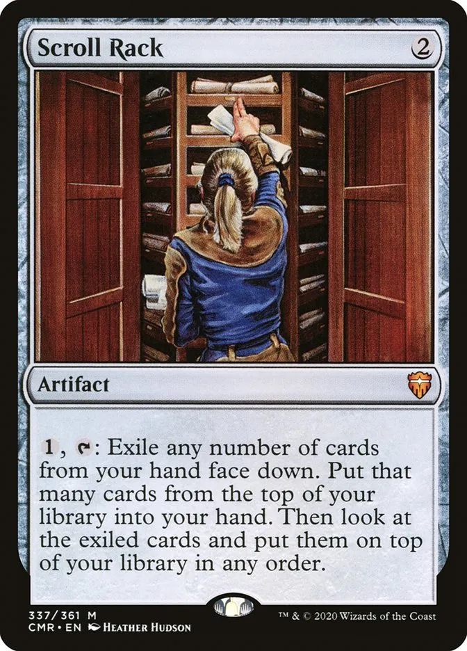 2020 Commander Legends Scroll Rack mythic #337 mythic card image