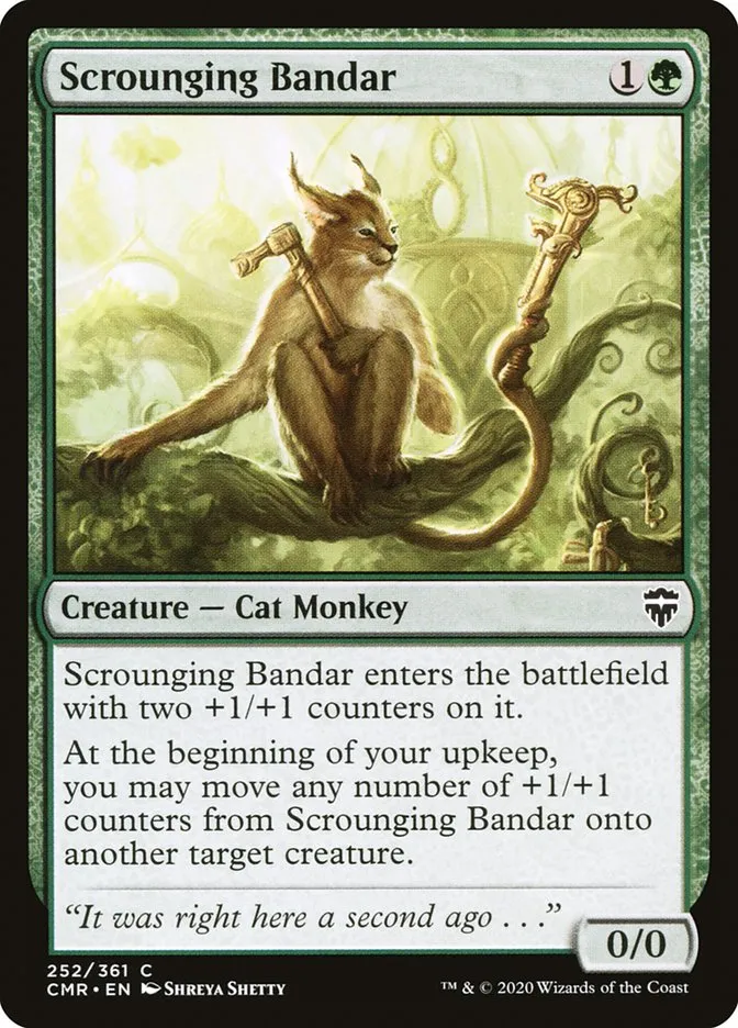 2020 Commander Legends Scrounging Bandar common #252 common card image