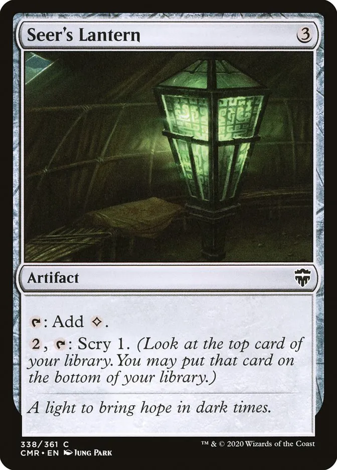 2020 Commander Legends Seer's Lantern common #338 common card image