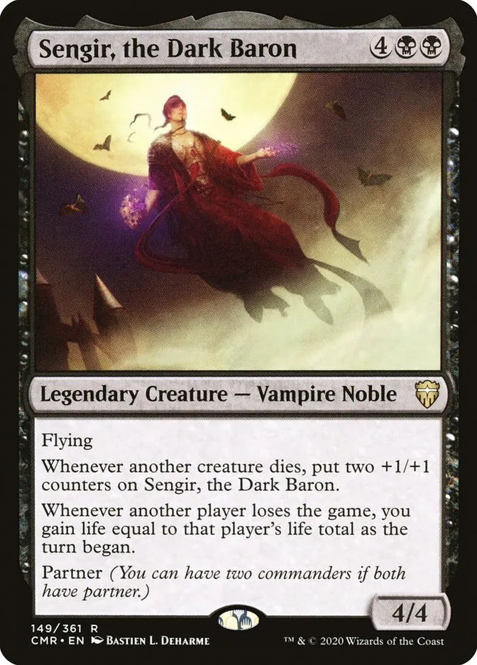 2020 Commander Legends Sengir, the Dark Baron #149 rare card image